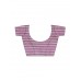 Purple Striped Traditional Saree